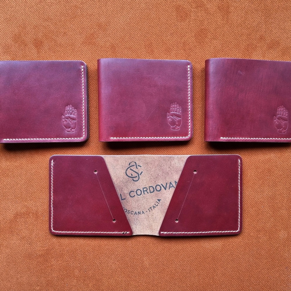 Red Shell Cordovan Wallet