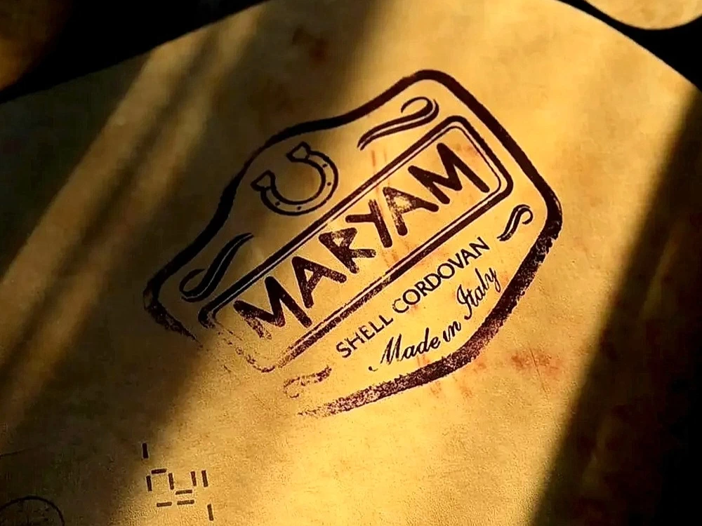 Maryam Shell Cordovan Stamp